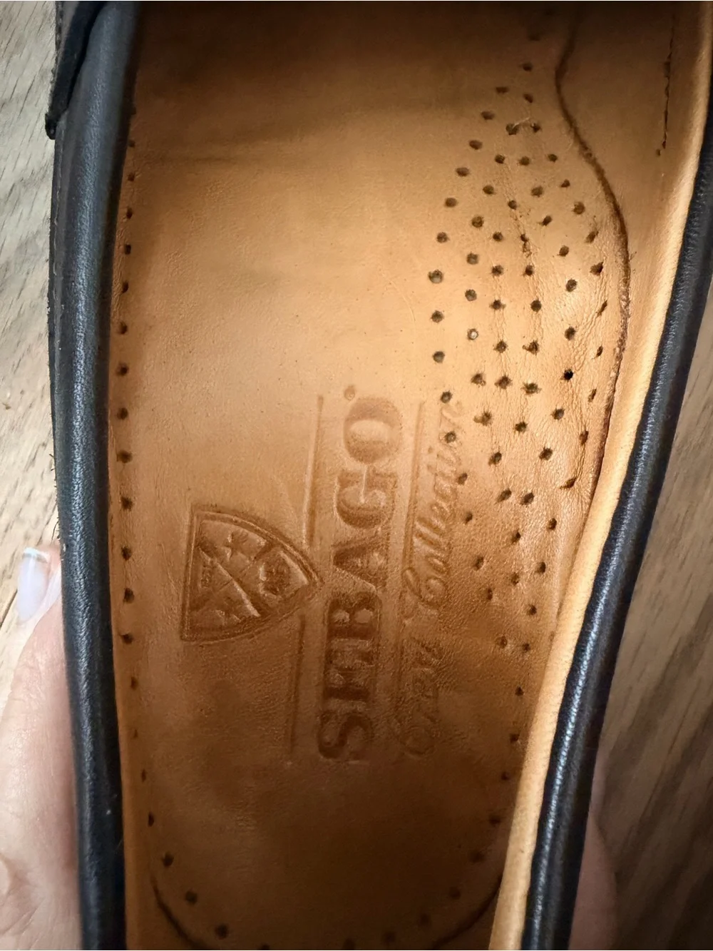 Sebago Dark Brown Leather Penny Loafers
